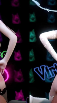 Awek cantik menunggang zakar di kelab- animasi 3D