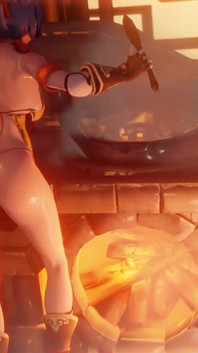 Xiangling Gets Her Ass Penetrated on the Kitchen's Floor First Time Anal Genshin Impact Porn Aether