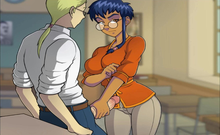 Hentai World: Hexenjägerin, brille, streberin wichs mich und zeigt titten