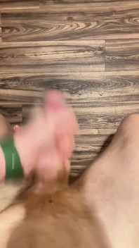 Morning Boner, Dripping Precum, Jerking off