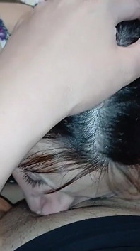 While My Girlfriend Was Being Fucked by Our Neighbor, I Cum in Her Mouth Twice