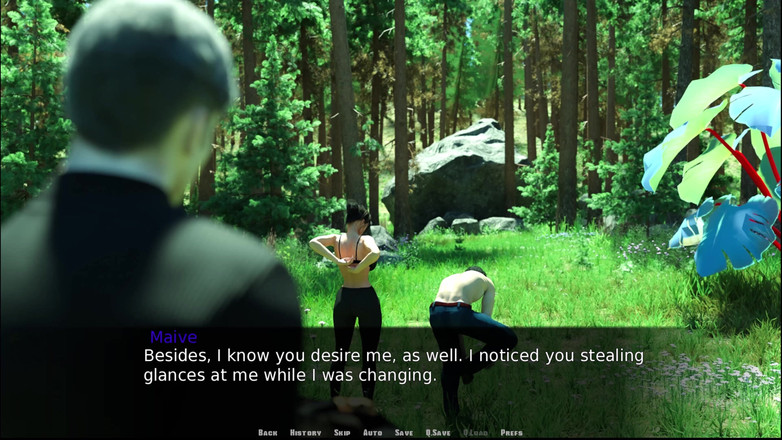 Johannes Gaming: パーフェクト・パラダイス6のメイブは、エイデンに胸を突かれ、顔中に精液を浴びせた