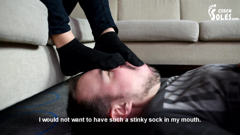 Czech Soles - foot fetish content: Богиня Megan и ее вонючие носки и ступни
