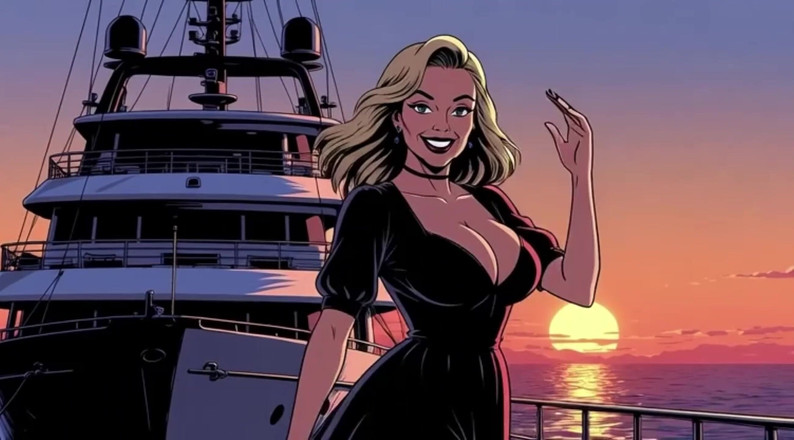 Huge Boobs: Ai Awek bertetek besar di atas bot