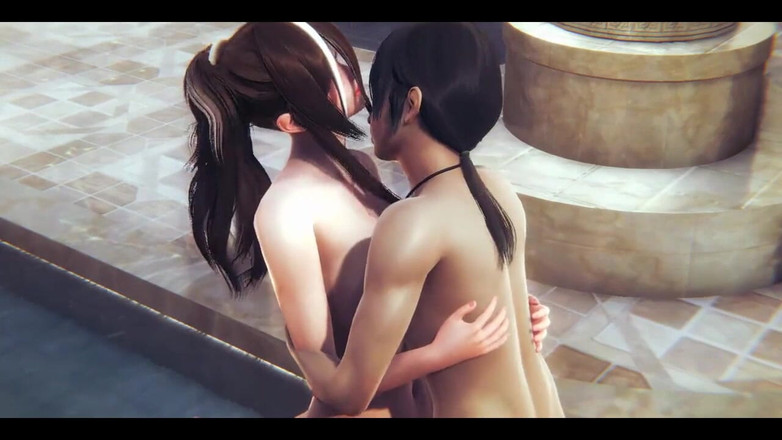 HentaiTubes: Hentai sin censura 3D - chica folla en spa - japonés manga anime...