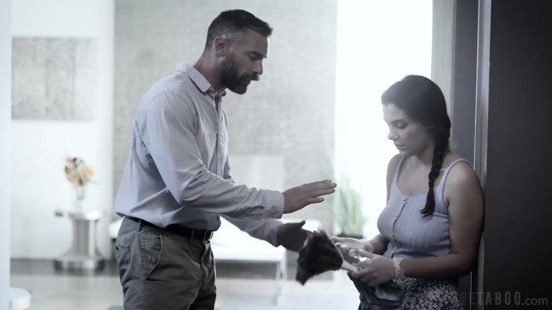 Pure Taboo: PURE TABOO. Wealthy man intimidates his European maid into cleaning...