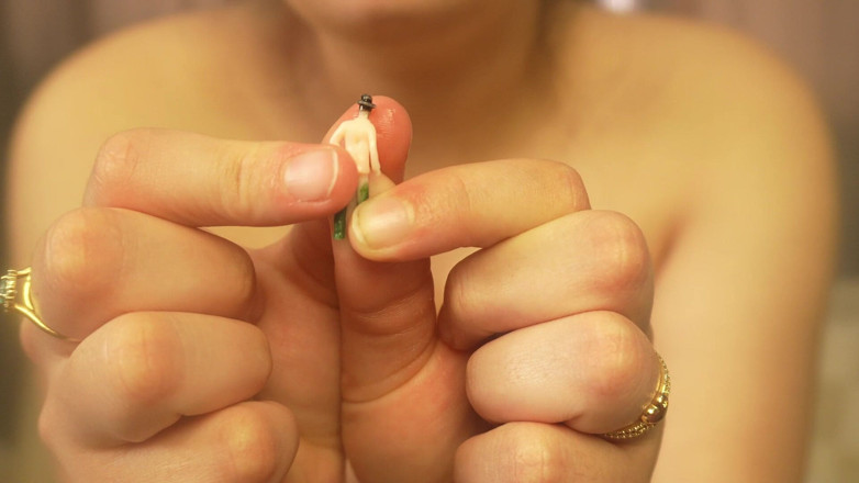 AmayaMori: Giantess MILF Makes Tiny Husband Obey Her Curves