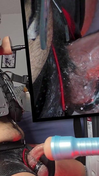 Maart 2026 live camshow-opname - Ricky Cage wordt machinaul geneukt voor een uur!