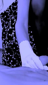 温泉は金髪は緊縛を行い、コックを吹き飛ばす