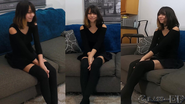 GLASSDP: Skinny 18-year-old Gets Ass Fucked on Camera