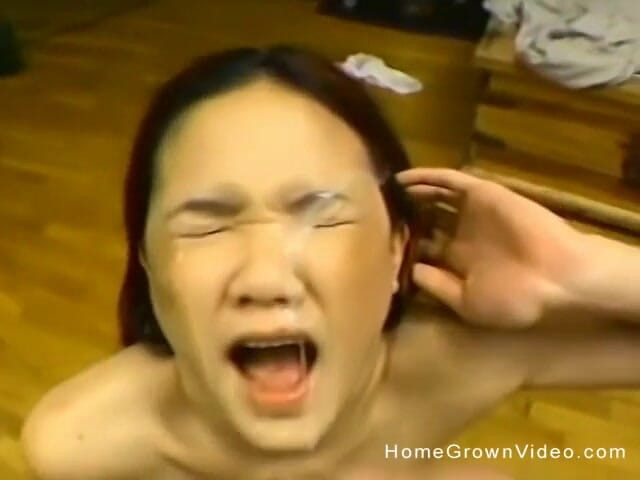 Homegrown Amateurs: Kitty Sucks Her First Real Big Dick