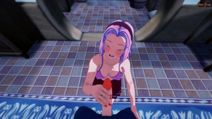 Hentai Smash: Sakura je POV ošukaná zezadu o zeď po spolknutí vašeho...