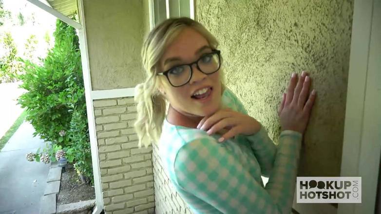 Hookup Hotshot: Curvy little blonde teen slut Katie Kush gets fucked nasty...