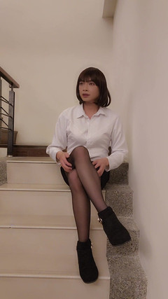 Taiwancdgirl: Roztrhat otevřené punčochy.