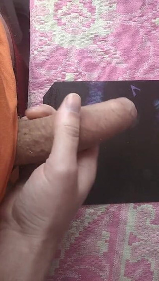 Hot guy solo: Huge white cock destroyed and jerked off