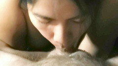 Brighteen Asia: 私は掃除をしに来て、ゴミ箱を空にし、彼のボールを空にします。既婚男性、アジア人メイド