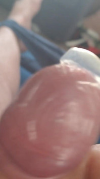 Cumshot in Condom