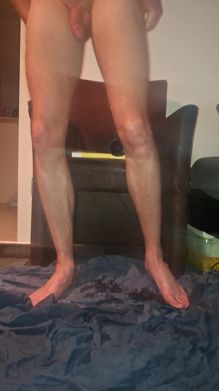 NoFace Twink X: Solo Gay Twink Anal Dildo - Extreme Pissing Orgasms