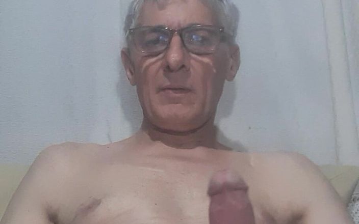 Big uncut hard cock: Boşalma büyük döl