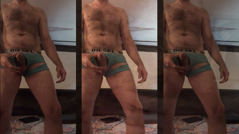 Hairy Wolfe: Hairy Penis Time Together Expose Your Erect Dick with Me...