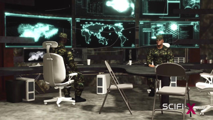 SciFi-X: 벙커에서 섹시한 소녀와 섹스하는 공상 과학 섹스
