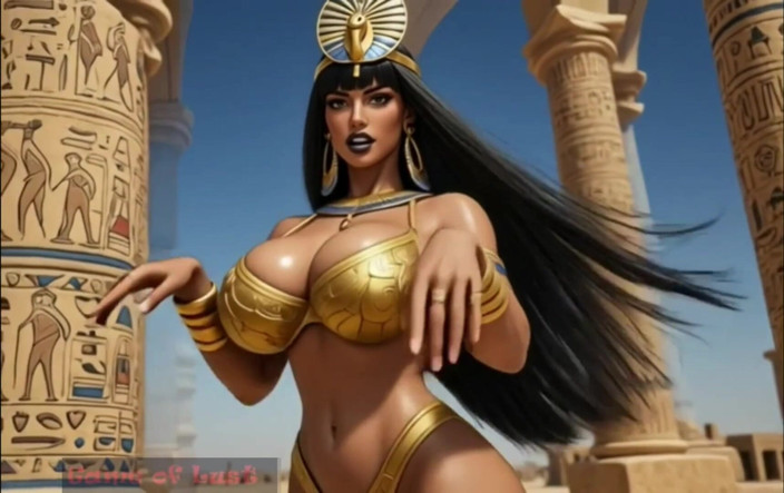 Game of Lust 3D: Gol Cleopatra fantasy dance trêu chọc gooning
