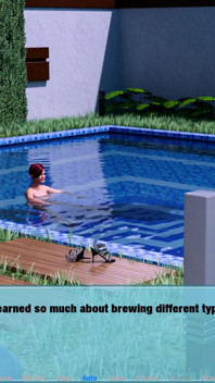 Alternative Welten 1 Ich werde den ganzen tag mit diesen Frau im Swimingpool verbringen