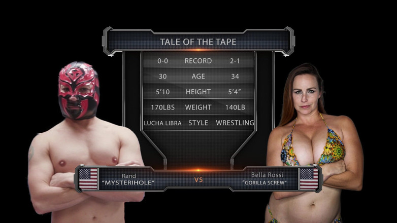 Evolved Fights: Bella Rossi Vs Ran Mysterihole Mixed Wrestling