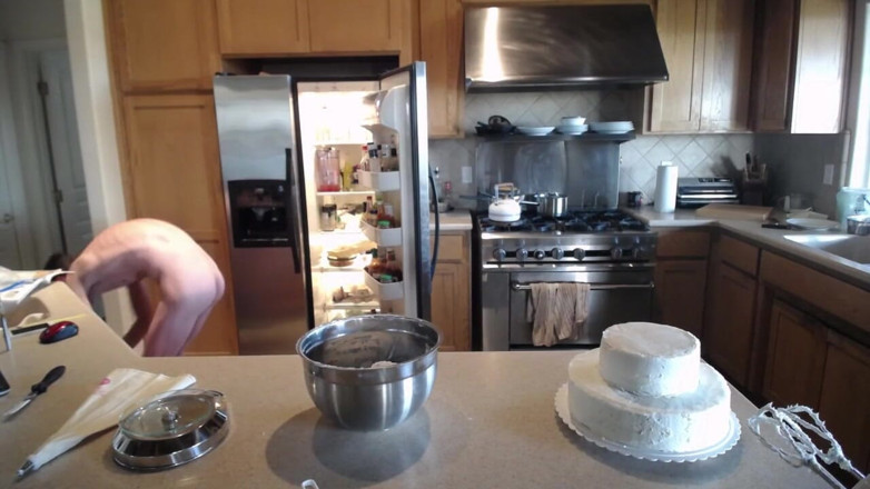 Joe Iandola: Chaturbate Baking Show Making a Cake