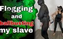 Training Zero: Bičování koulí mého femdom otroka