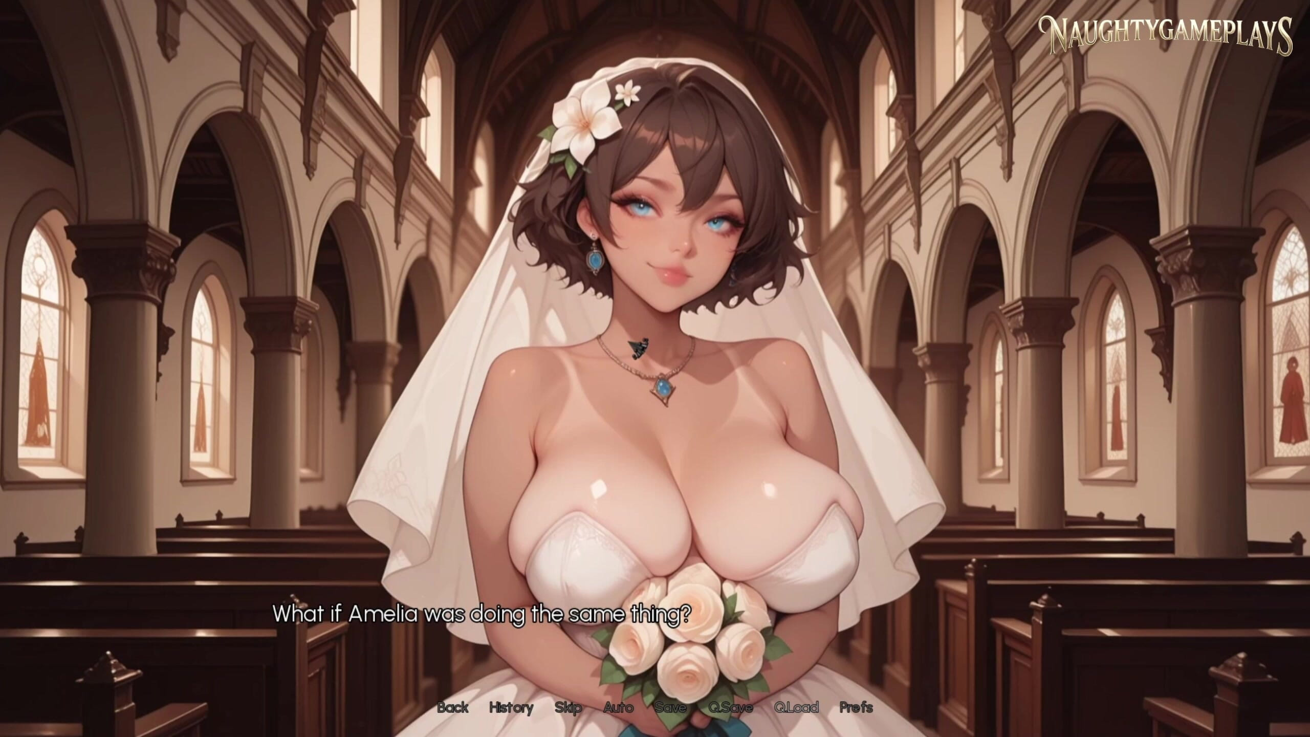 Life in Windvale (part 02) by Vol_games - Wife Teasing Her Huge Boobs