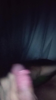 Masturbating