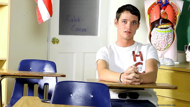 Teach Twinks: Wild Cutie Caleb Coniam Chats