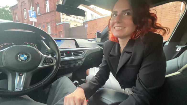Darcy Dark: Blowjob While Driving