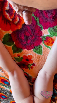 Daddy and Asuka: Drażni się i pożera jej soczysty okrągły tyłek