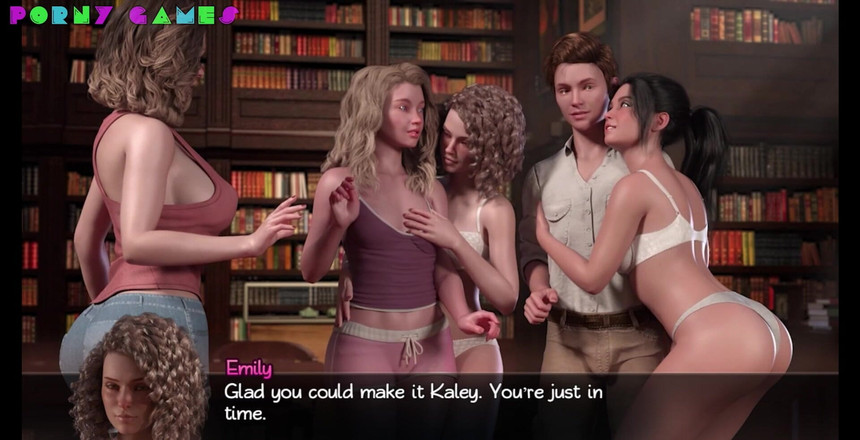 Porny Games: Скарб Надії V81042 - секс-вечірка в бібліотеці (3)