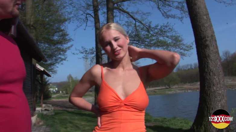 123XXX - Fucked Amateurs in Germany!: Georges blonďatá kráska z Německa dostane sperma po celém zadku