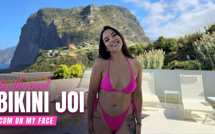 Itsxlilix: Bikini instrucciones de paja junto a la piscina - semen en...