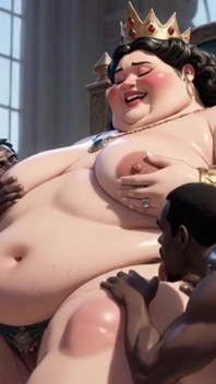 Massive bBW-herrin ganzkörperanbetung - sklaven lecken sie zur ekstase