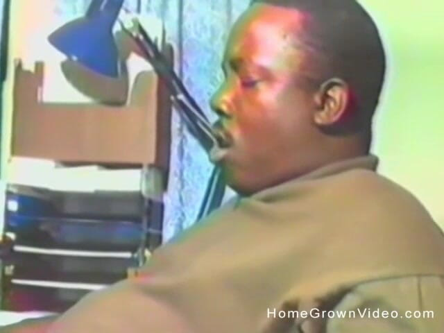 Homegrown Video: 1인용 두 인종 간 장면!