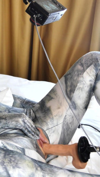 Nora Fox Wolf Zentai Encasement Machine