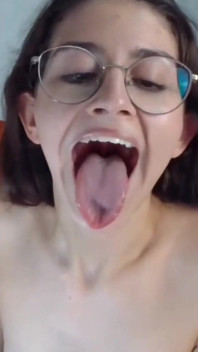 Face Fuck Cum in Mouth Show & Swallow