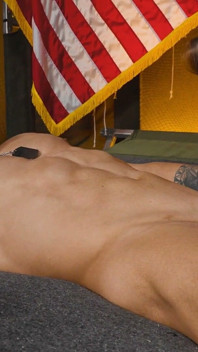 Activeduty - Beefy Pax Perry Dicked Down by Muscle Hunk