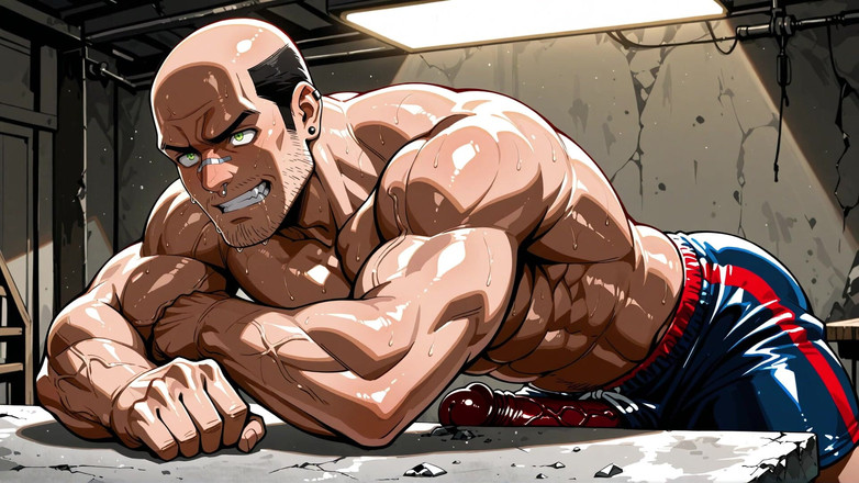 Erotic Man: Ai Anime styl s velkým čůrákem muži