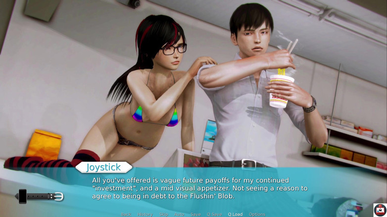 Joystick Cinema: Waifu academy- (teil 68) - mädchen versucht es zu hart