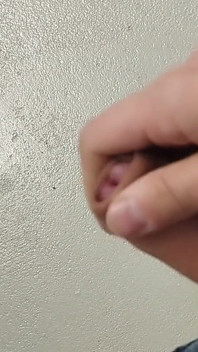 Fast masturbation before shift