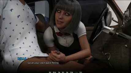 Visual Novels: WVM stars university part 137 - เย็ดในรถกับสาวแฟนคลับ