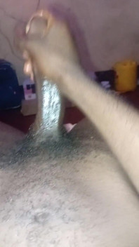 Stroking My Big Monster Cock