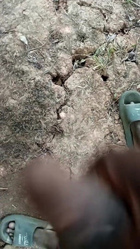 African Boy Masturbating Inside the Bush