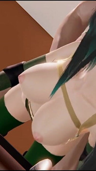 Boku No hero academia hentai - froppy viene scopata in cucina